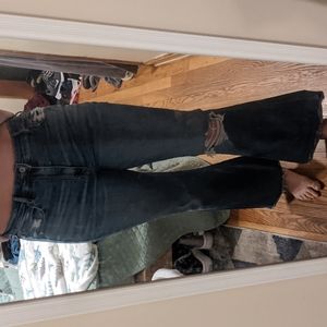 American eagle super stretch size 12 bell-bottom jeans
